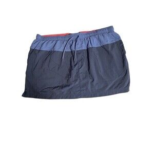 Columbia Skort Skirt Womens XL Blue‎ Drawstring Pockets Lined Fishing Hi…